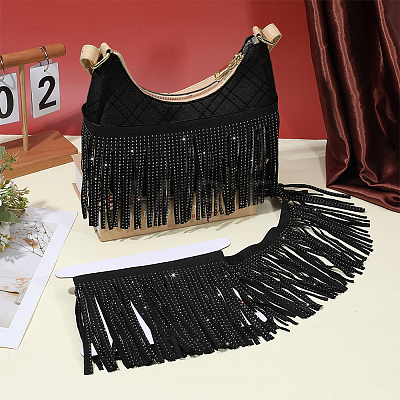 2Yards Velvet Tassel Fringe Trimming SRIB-PH0001-89A-1