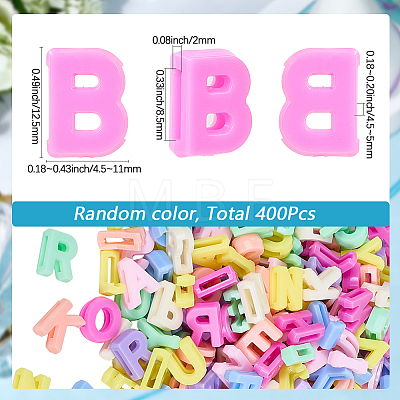 130g about 400pcs Opaque Resin Beads RESI-SC0001-69A-1