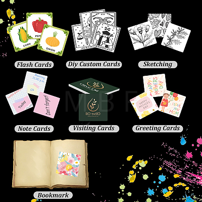Square Paper Blank Greeting Cards DIY-NB0015-57A-1