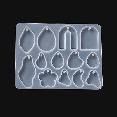 DIY Irregular Shape Pendants Silicone Molds DIY-A038-02A-1