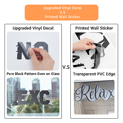 Hair Salon Pattern PVC Self Adhesive Wall Stickers DIY-WH0377-216-1