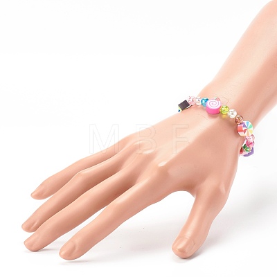 Stretch Kids Bracelets BJEW-JB06326-01-1