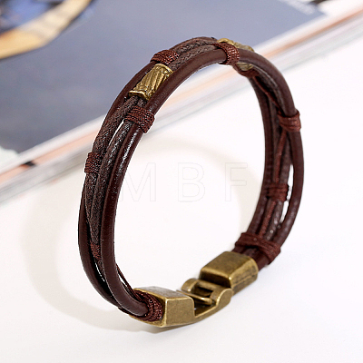 PU Leather Cord Bracelets BJEW-WH20001-13A-1