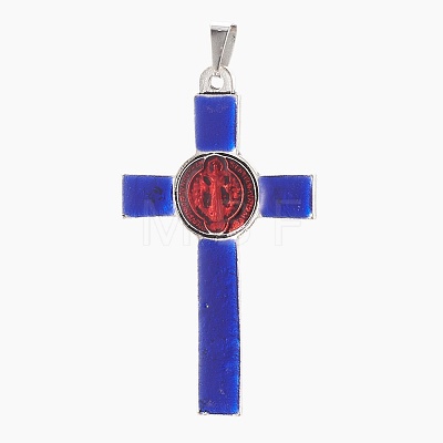 Alloy Enamel Big Pendants ENAM-E319-01AS-1