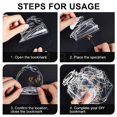 3 Styles Waterproof Self Adhesive Stamping Stickers Sets DIY-CP0011-04A-1