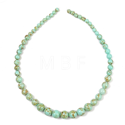 Synthetic Turquoise Graduated Beads Strands GG-CBA2AE1-A04-A-1