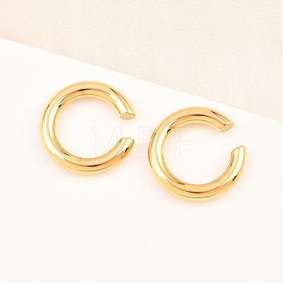316 Surgical Stainless Cuff Earrings EJEW-C160-04G-1