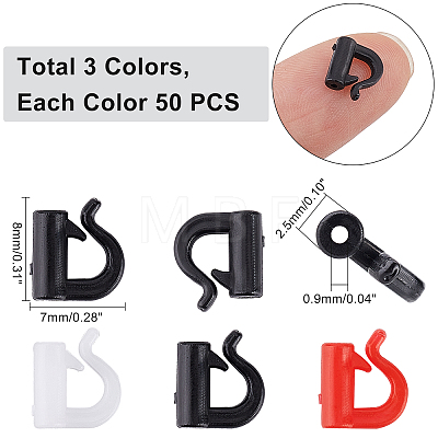 150Pcs 3 Colors Quick Change Spinner Clevis FIND-FH0004-44-1