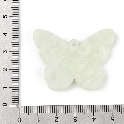 3D Opaque Printed Acrylic Pendants OACR-R007-05A-1