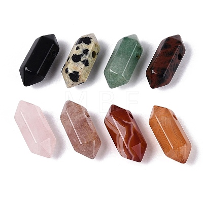 Natural & Synthetic Mixed Stone Pendants G-Q601-27-1