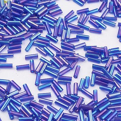 Glass Bugle Beads SEED-E001-9mm-168-1