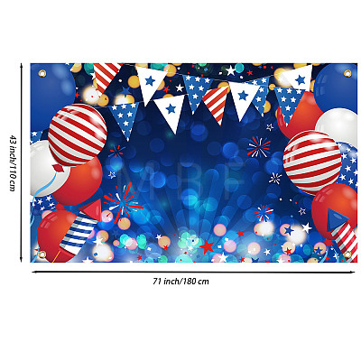 Polyester Hanging Banner Sign AJEW-WH0190-051-1