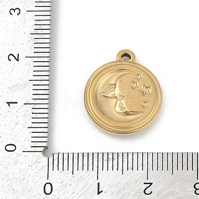 304 Stainless Steel Pendants STAS-D366-01D-G-1