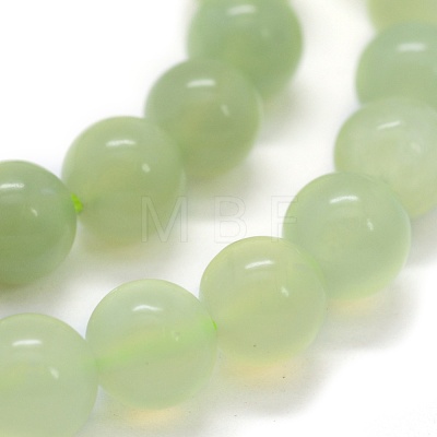 Natural New Jade Beads Strands G-G763-09-8mm-1
