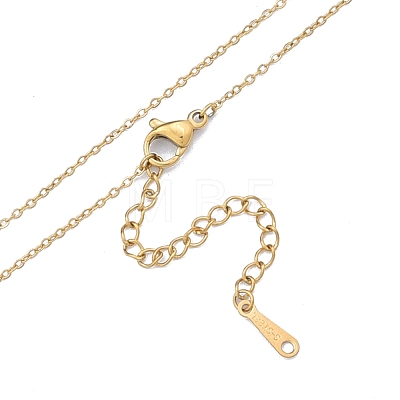 304 Stainless Steel Cable Chains Necklace for Men Women NJEW-N050-A03-G12-1