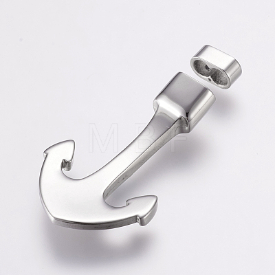 304 Stainless Steel Hook Clasps STAS-F122-28P-1