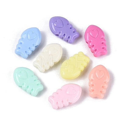 Opaque Plastic Beads KY-N025-22-1