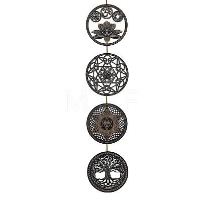 Wood Chakra Wall Art Decor PW-WGE861D-01-1