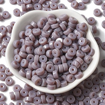 Opaque Colours Glass Seed Beads SEED-E001-P3x6mm-09-1