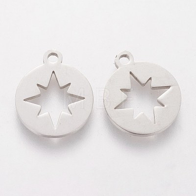201 Stainless Steel Charms STAS-S105-T059-1