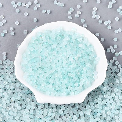 Frosted Glass Seed Beads SEED-N012-01C-1