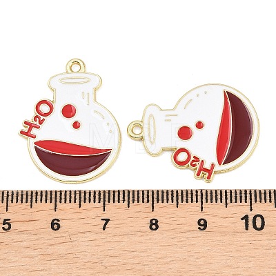 Alloy Enamel Pendants ENAM-L055-01I-02-1