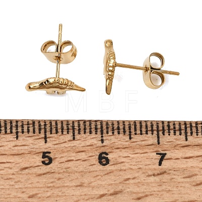 304 Stainless Steel Stud Earrings SA-CBABF3F-14G-05-1