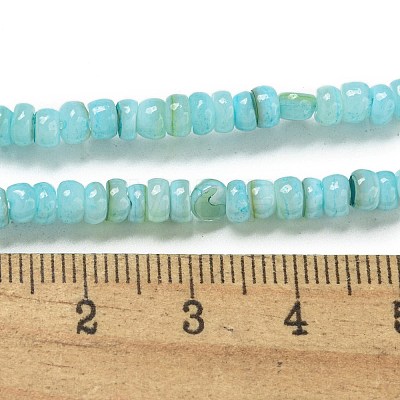 Dyed Natural Freshwater Shell Beads Strands X1-BSHE-G039-07C-1