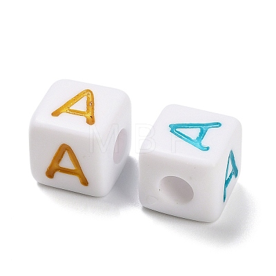 Opaque Acrylic Beads OACR-I022-01A-1