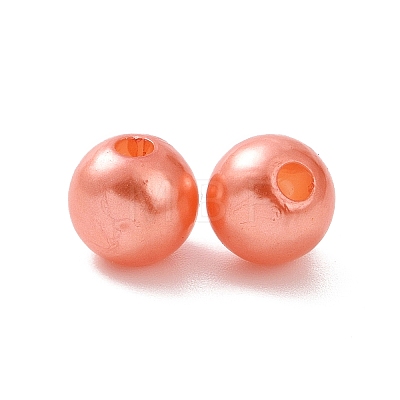 Imitation Pearl Acrylic Beads PL609-04-1