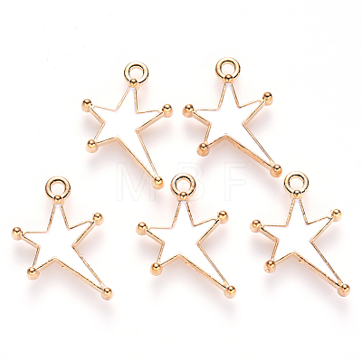 Alloy Enamel Pendants X-ENAM-S121-026-1