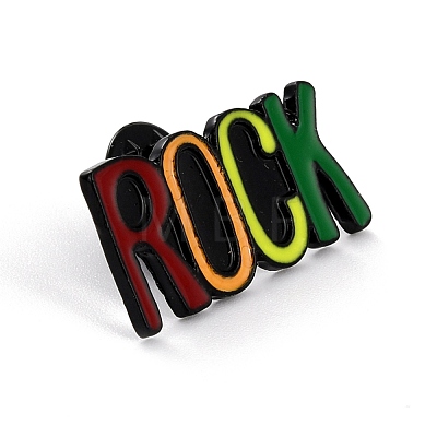 Rock Enamel Pin JEWB-P011-04-1