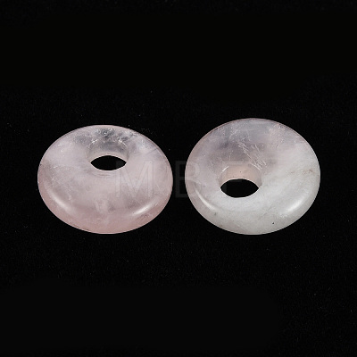 Natural Rose Quartz Pendants G-T122-67Q-1