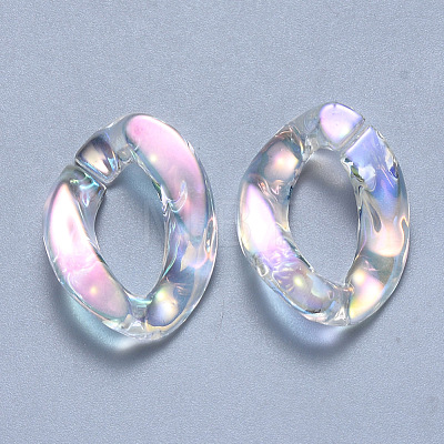 Transparent Acrylic Linking Rings X-OACR-S036-001A-D01-1