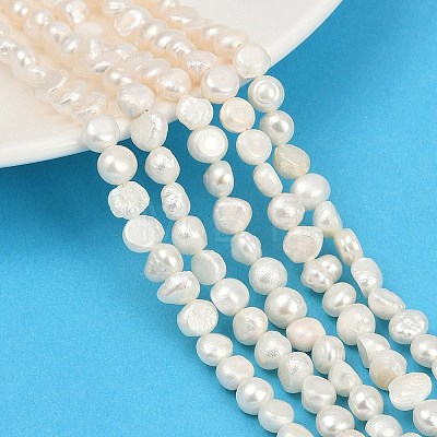 Natural Cultured Freshwater Pearl Beads Strands PEAR-P064-19G-04A-1