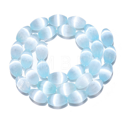 Dyed Natural Selenite Beads Strands G-T138-233D-1