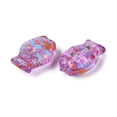 Picasso Transparent Glass Beads SEED-Q039-03A-1