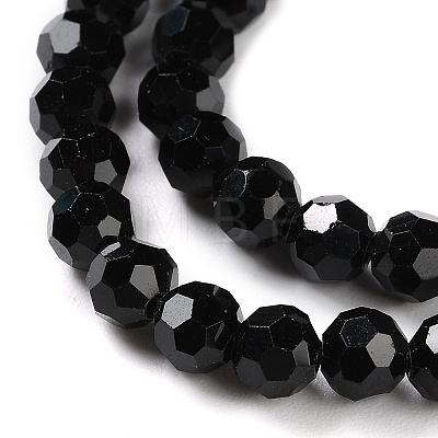 Transparent Glass Beads Strands GLAA-Q104-01B-1