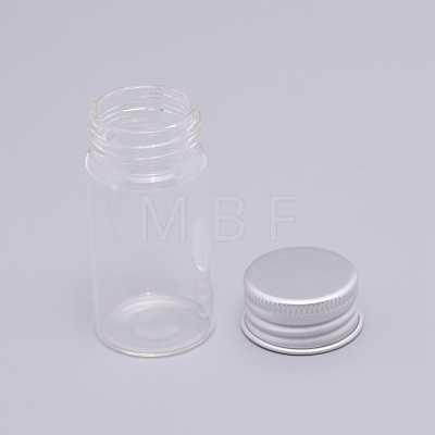 Round Glass Storage Containers for Cosmetic GLAA-WH0025-13D-1
