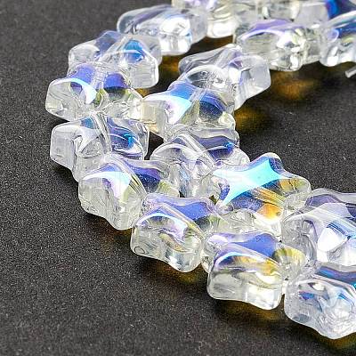 Transparent Glass Beads Strand X1-GLAA-F112-02I-1