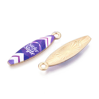 Alloy Enamel Pendants ENAM-T022-40KCG-05-1