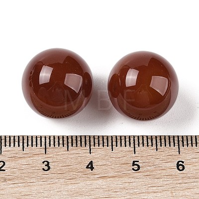 Natural Carnelian Agate No Hole Sphere Beads G-K353-04D-29-1