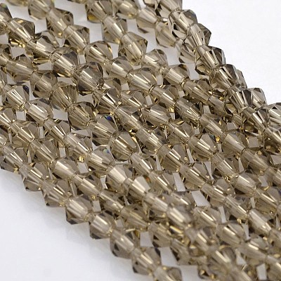 Bicone Glass Beads Strands EGLA-P016-4mm-09-1