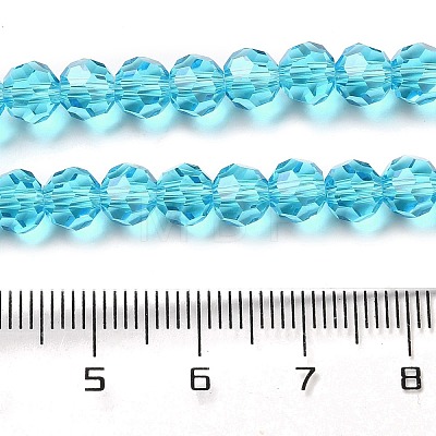 Transparent Glass Beads EGLA-A035-T6mm-D08-1