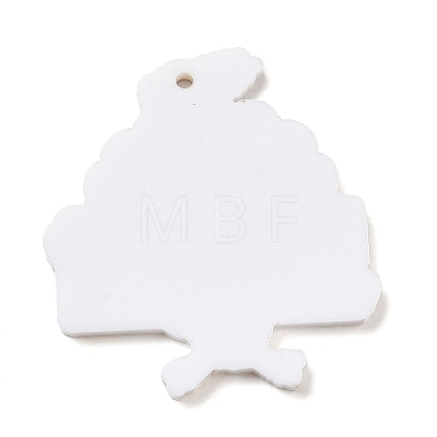 Thanksgiving Day Themed Opaque Printed Acrylic Pendants SACR-L004-02D-1