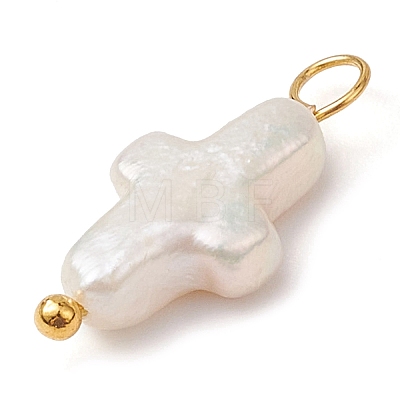 Natural Keshi Pearl Pendants PALLOY-JF02823-1