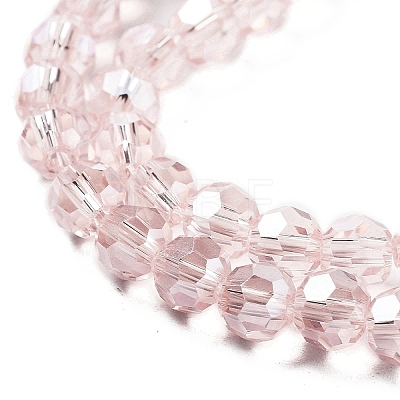 Electroplate Transparent Glass Beads Strands LS-EGLA-A035-T6mm-A20-1