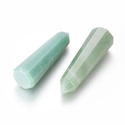 Natural Green Aventurine Pointed Beads G-I220-08-1