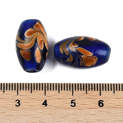 Opaque Handmade Lampwork Beads BLOW-D006-05B-1