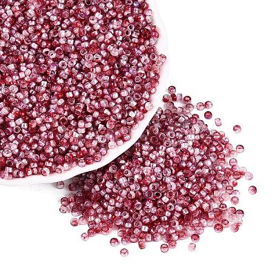 Baking Paint Glass Seed Beads SEED-Q041-03A-08-1